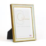 F.G. Galassi gold and blue ready made 4x6 picture frame  - style 14846 at Frame It Waban Gallery