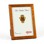 F.G. Galassi Cognac 4x6 Gloss Burlwood Ready Made Frame - style 23646 | Frame It/ Waban Gallery