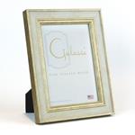 F.G. Galassi 4x6 antique silver / white ready made frame - style 51446 | Frame It Waban Gallery