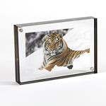 Canetti LC304K 4"x6" Graphite edge acrylic frame