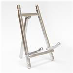 Bards style 934s 5 inch tall silver metal easel | Frame It Waban Gallery