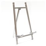 Bards style 935s 7 inch tall silver metal easel | Frame It Waban Gallery