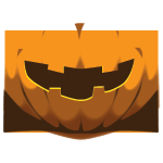 "Jacko" Pumpkin Face graphic