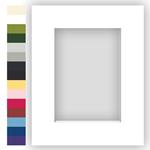 Archival matting for 8x10 picture frames with 1 window to fit various sizes| Frame It / Waban Gallery