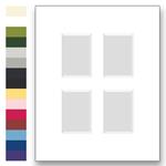 Archival matting for 8x10 picture frames with 2 windows to fit various sizes| Frame It / Waban Gallery