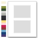 Acid free archival matting for a 16x20 picture frames with 2 windows | Frame It / Waban Gallery