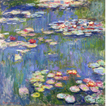 Water Lilies (edit) by Claude Monet