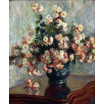 Chrysanthemums by Claude Monet