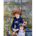 on the Terrace by Pierre Auguste Renoir