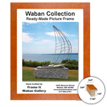 Waban Collection pecan 11x14 picture frame - style 342