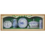 framed Print of china serving set