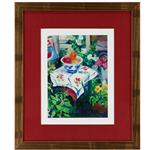 framed artwork "Fruitbowl on Table" by Lillian Fitzgerald