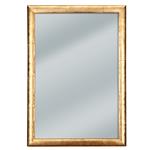 Weathered gold framed mirror 18 3/4 x 26 3/4  | Frame It Waban Gallery