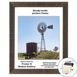 Waban Collection rustic black wood 8 1/2x11 picture frame style 372B at Frame It Waban Gallery