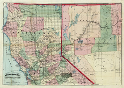 California&Nevada 1874 North Portion