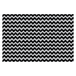 Gray and Black Chevron Face graphic