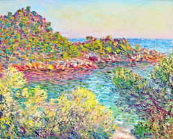 Landscape near montecarlo by Claude Monet