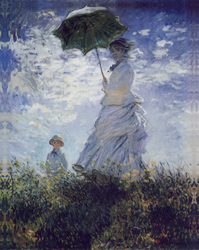 Women with Umbrella by Claude Monet