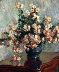 Chrysanthemums by Claude Monet