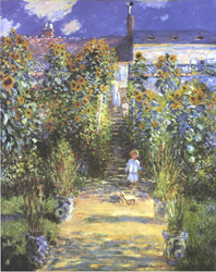 Garden by Claude Monet