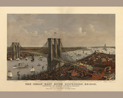 New York East River 1885