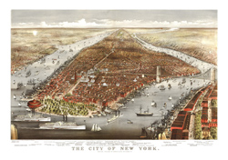 New York Manhattan 1876