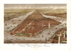 New York Manhattan 1884