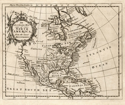 North America circa 1750