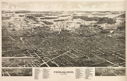 Ohio Findlay circa 1889