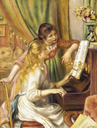 Young Girls at the Piano by Pierre Auguste Renoir