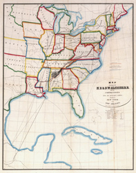 US Eastern part circa 1850