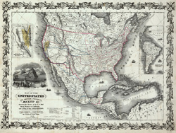 US map 1849