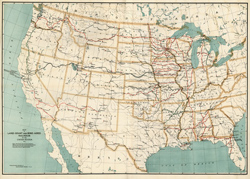 US map 1872