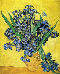 Still life with irises by Vincent van Gogh