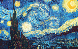 The Starry Night by Vincent van Gogh