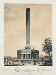 Washington DC Monument 1846