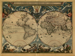 World Map 1664