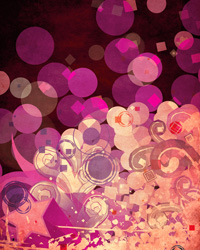 Valentine's Day themed background pattern image