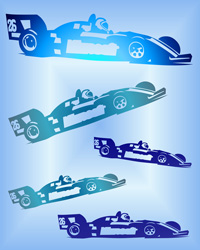 Race Cars kids' background image