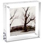 Canetti 8 x 8 acrylic photo frame with clear edge - LC888