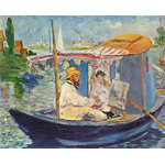 Claude Monet in Argenteuil by Édouard Manet