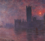 Houses of Parliament by Claude Monet