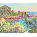 Landscape near montecarlo by Claude Monet