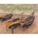 Boats by Claude Monet