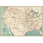 US map 1872