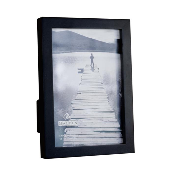 Malden International 4x6 Black Wood Ready Made Frame - Style 6416-46 | Frame It Waban Gallery