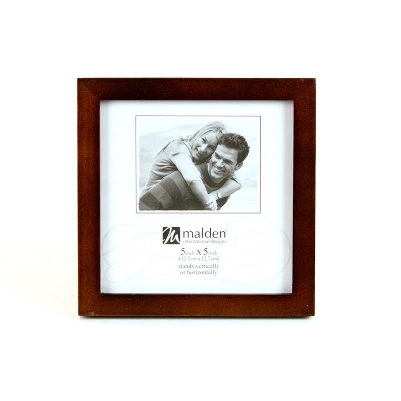 Malden 5x5 rosewood ready made picture frame - 6418-55