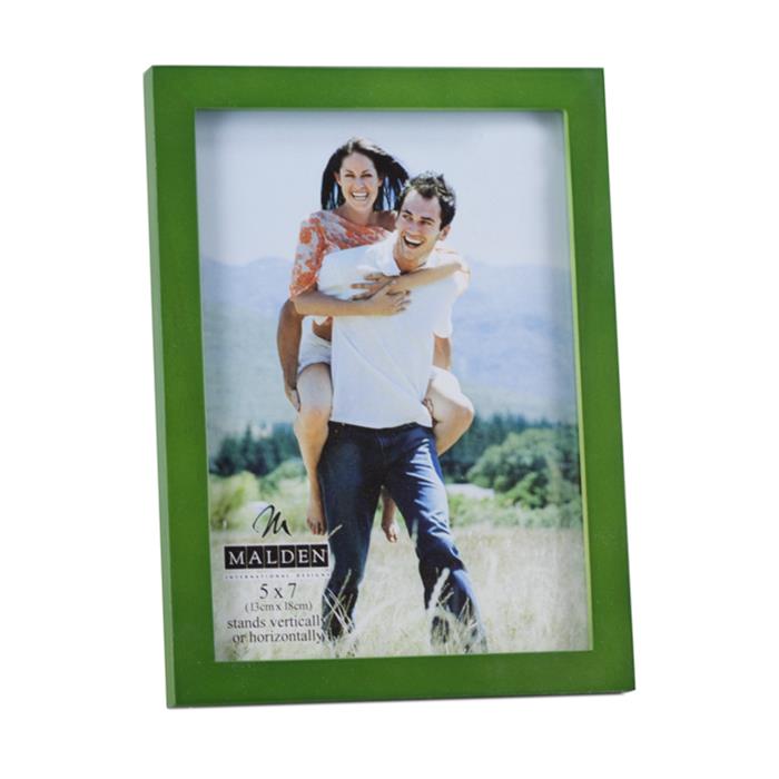 Malden International 5x7 Green Wood Ready Made Frame - Style 6414-57 | Frame It Waban Gallery