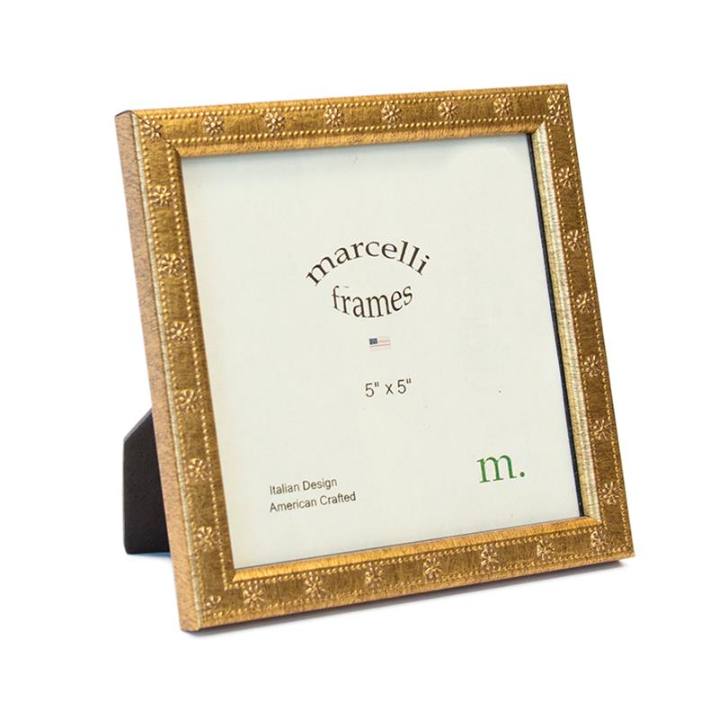 Marcelli Silver 5x5 Ready Made Wood Frame - style 100755 | Frame It Waban Gallery