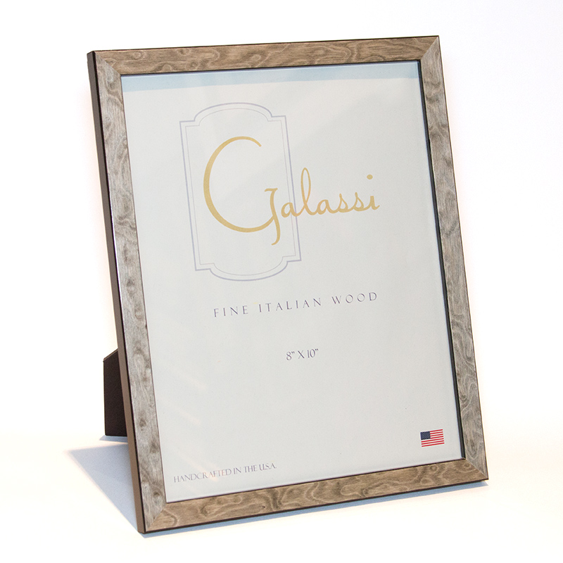 F.G. Galassi 8x10 gray burl ready made frame - style 23780